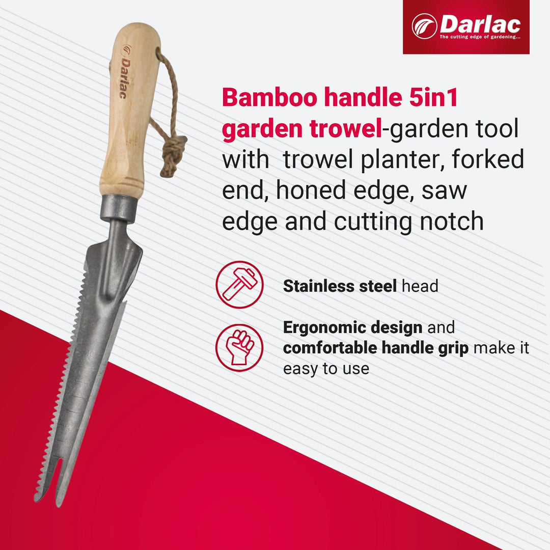 Darlac Bamboo Handle 5 in 1 Trowel