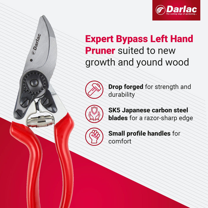 Darlac Expert Left Hand Bypass Secateur