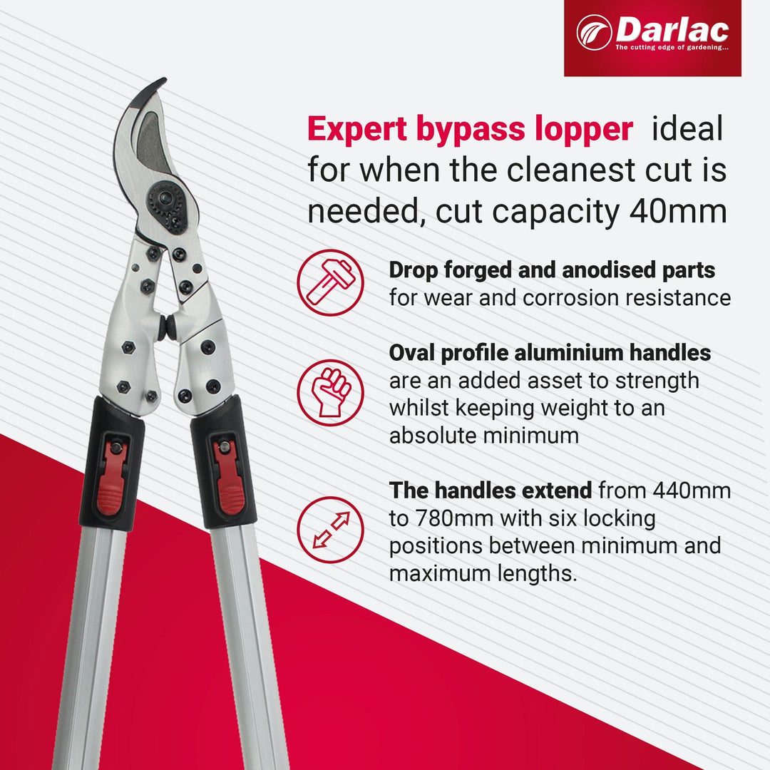 Darlac Expert Telescopic Bypass Lopper