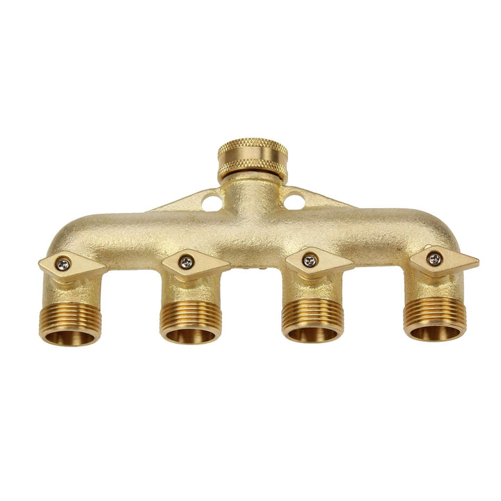 Darlac Four Way Brass Manifold with wall fixings