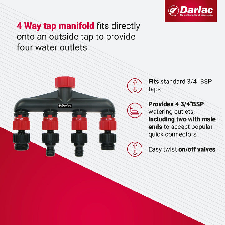 Darlac Four Way Tap Manifold