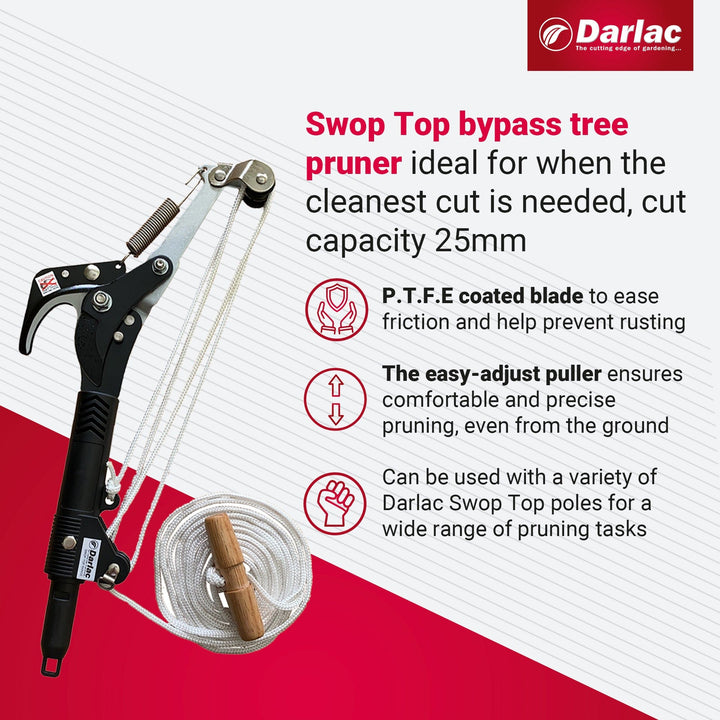 Darlac Swop Top Bypass Tree Pruner Head