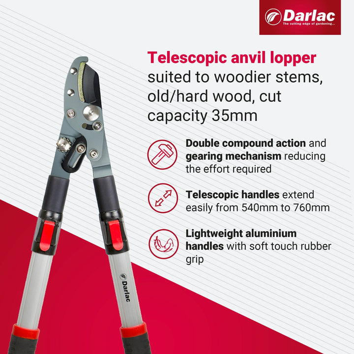 Darlac Telescopic Anvil Lopper