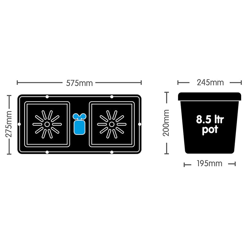 Easy2grow Irrigation Kit Extension Module (2 pots)