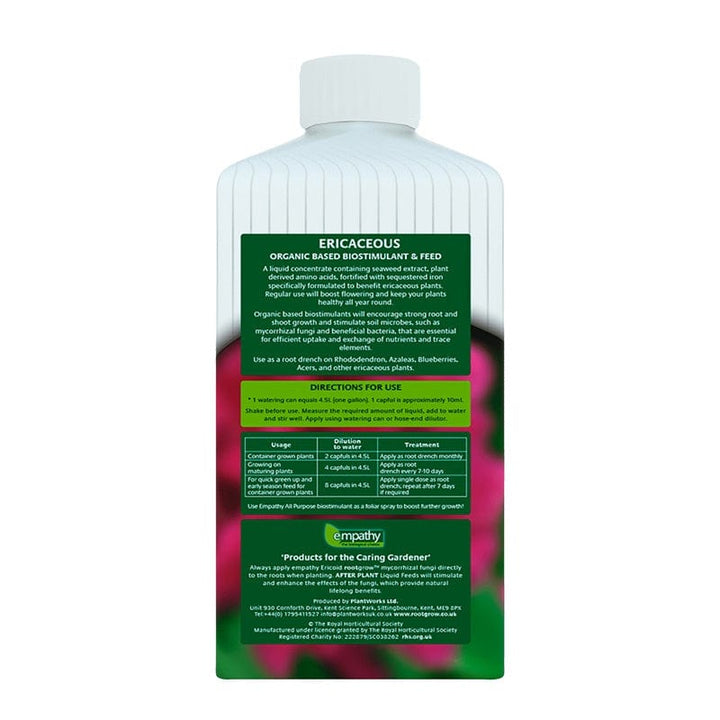 Empathy AfterPlant Ericaceous Feed and Biostimulant 1ltr