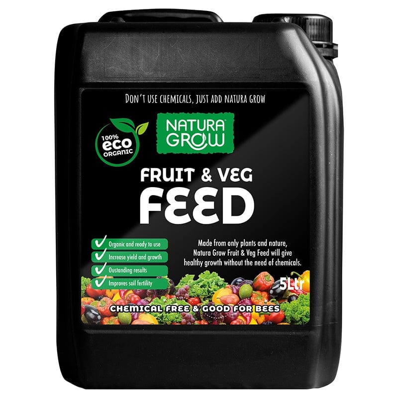 Natura Grow Fruit & Veg Liquid Fertiliser 5ltr