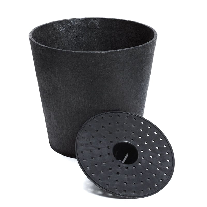 Octavia Planter 28cm Slate Pot Twin Pack