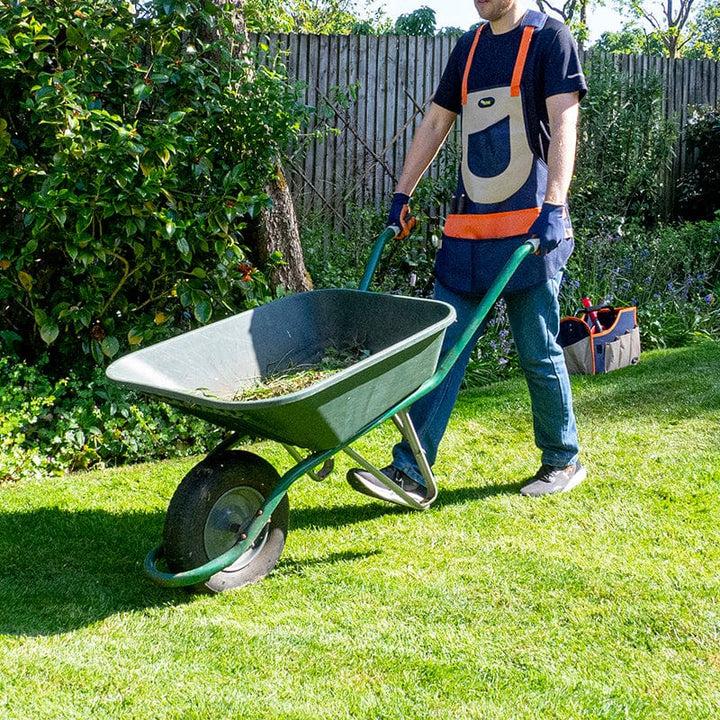 Orange/Navy Short Apron, Kneeler and Soft Bag Collection