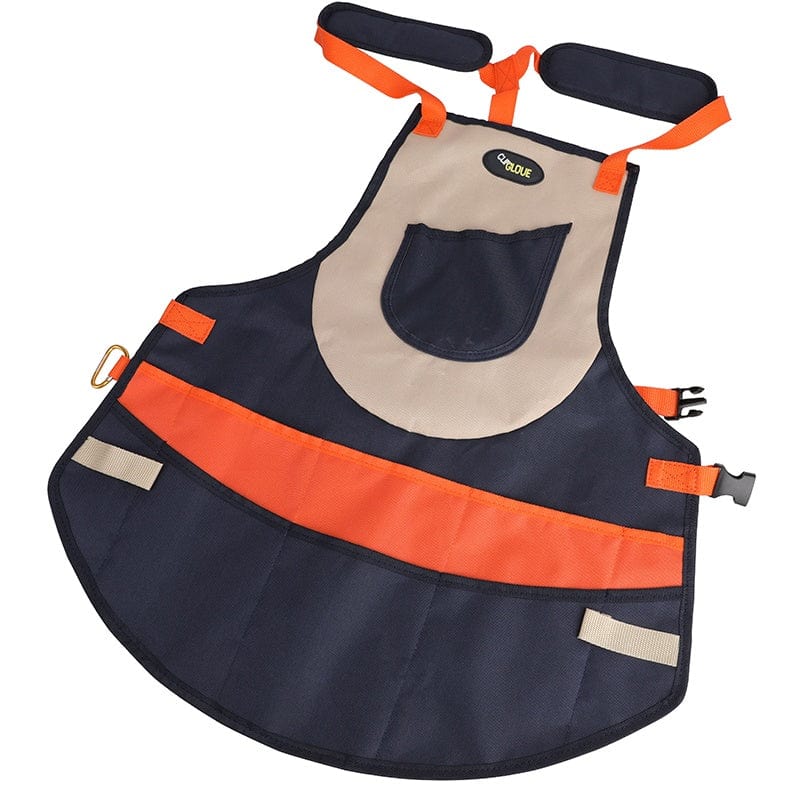 Orange/Navy Short Apron, Kneeler and Soft Bag Collection