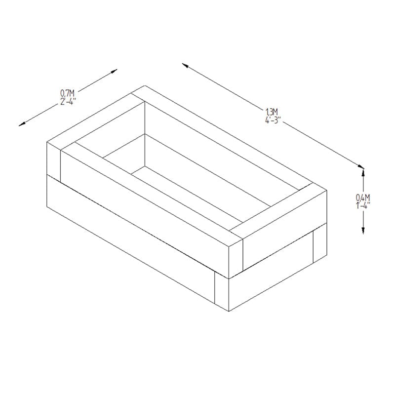 Sleeper Raised Bed