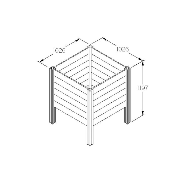 Slot Down Compost Bin