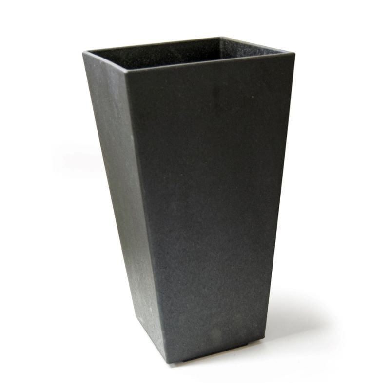 Sonata Planter 50cm Slate Twin Pack