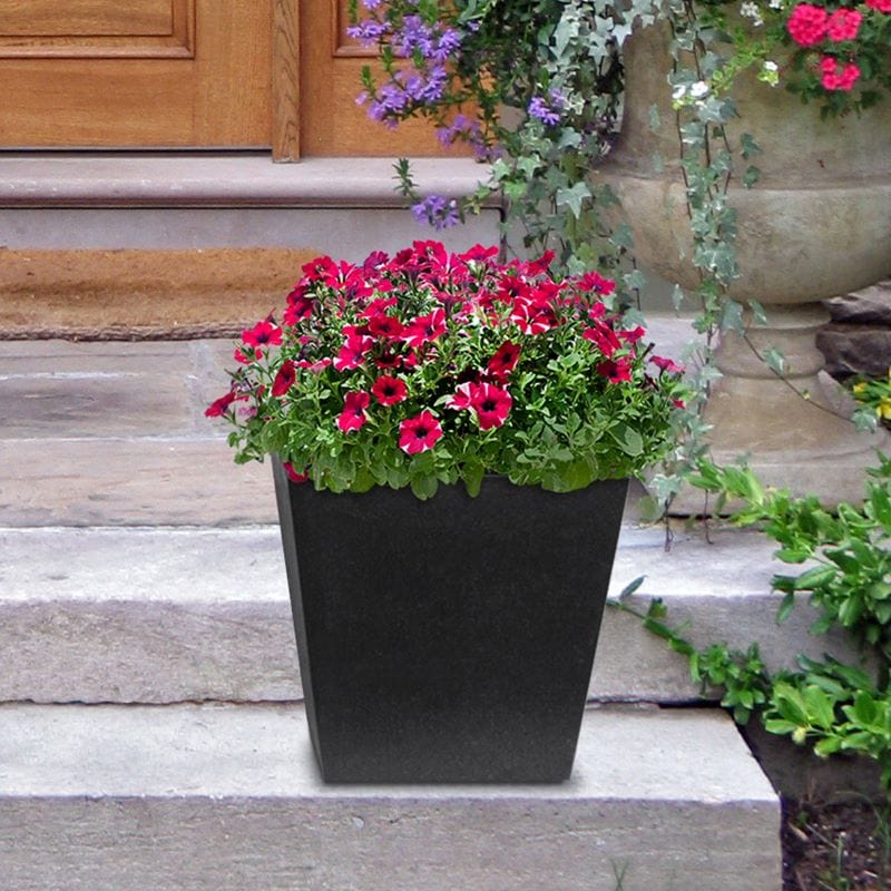 Sonata Recycled and Unbreakable Plant Pot 33cm Slate